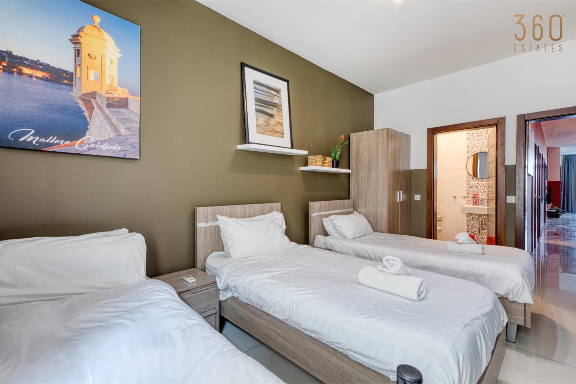 A Lovely 3 Bedroom, 3 Baths Home In The Centre Of Gzira By 360 Estates Kültér fotó